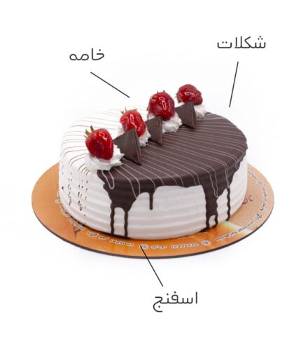 کیک گرد ماکات