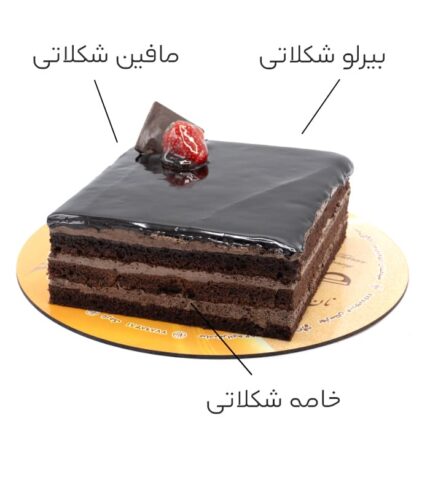 کیک چهارگوش بلژیکی